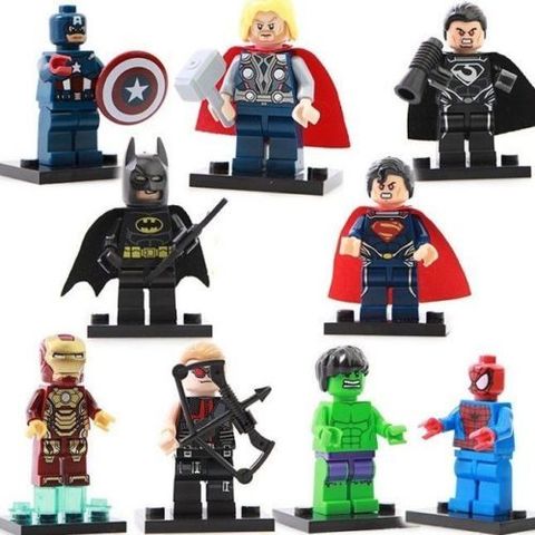 Minifigures Super Heroes Blocks Building Series 01