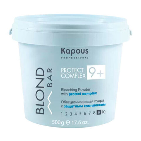 Kapous Blond Bar Bleaching Powder With Protect Complex 9 + - Обесцвечивающая пудра с защитным комплексом