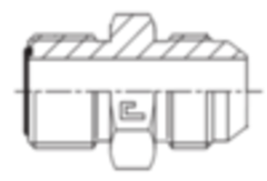 Адаптер прямой ORFS/SAE 6-6 CAST