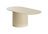 Столик Type овальный, основание D 39 см (молочный)