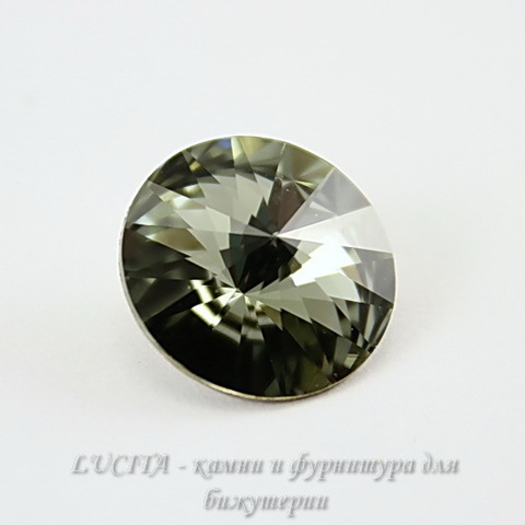 1122 Rivoli Ювелирные стразы Сваровски Black Diamond (12 мм)