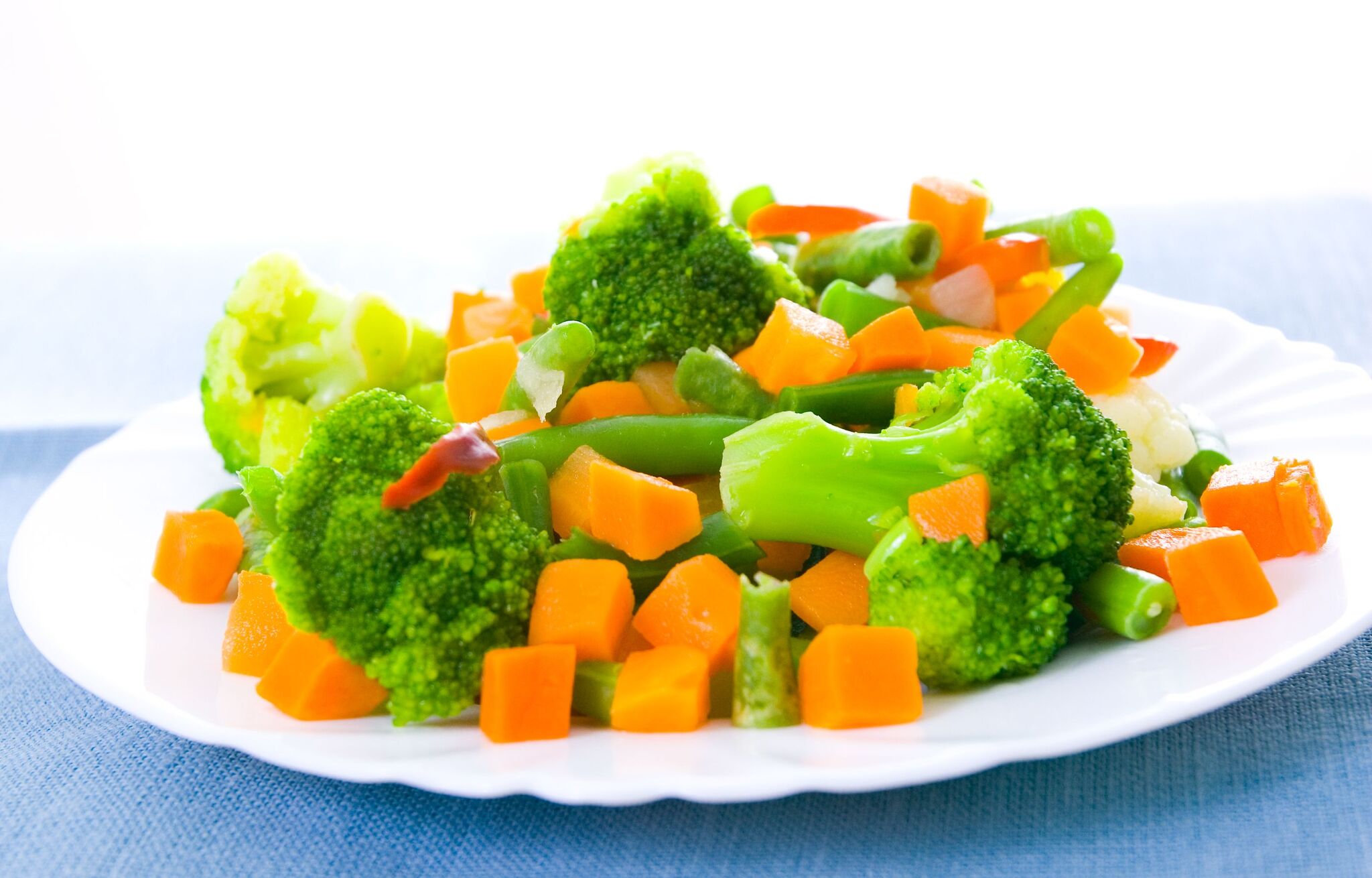 Вареные овощи