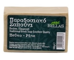 Натуральное оливковое мыло хвойное Bellas 100 гр