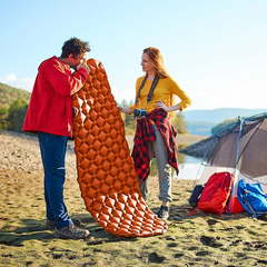 Коврик туристический надувной Skully Airpad 190х58х5 orange - 2