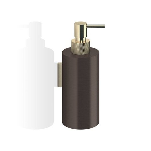 Decor Walther 0856041 Decor Walther Club WSP3 Дозатор для мыла, подвесной, цвет: темная бронза / золото матовое (Снято с пр-ва)
