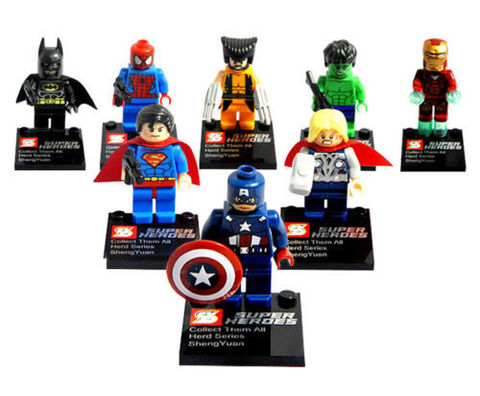Minifigures Super Heroes Blocks Building Series 02