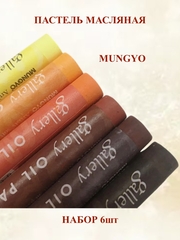 Пастель масляная мягкая профессиональная MUNGYO Gallery Набор №4 (6шт)