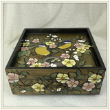 Шкатулка-поднос Нежные синички