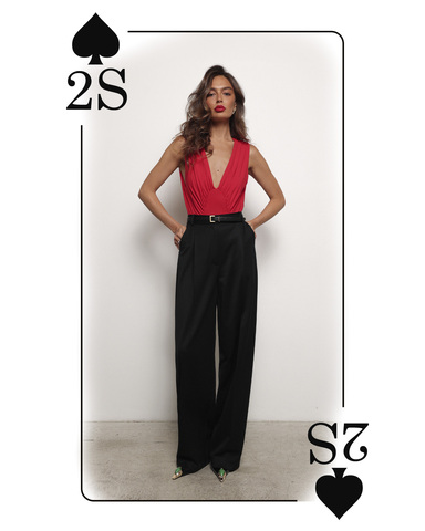 Брюки черные