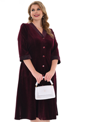 4067 Халат на пуговицах