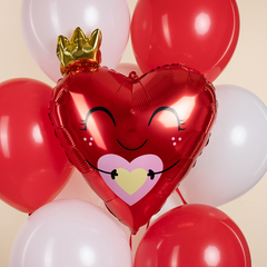 К Фигура, Сердце, Влюбленные глазки, 25''/64 см, 1 шт.