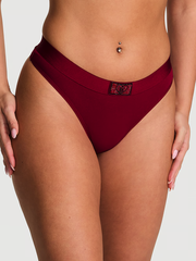 STRETCH COTTON ЛОГО ТАНГА СО СТРАЗАМИ