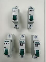 Автоматический выключатель 1-пол. 10А тип C 4,5кА серия ВА-101 DEKraft (5шт)