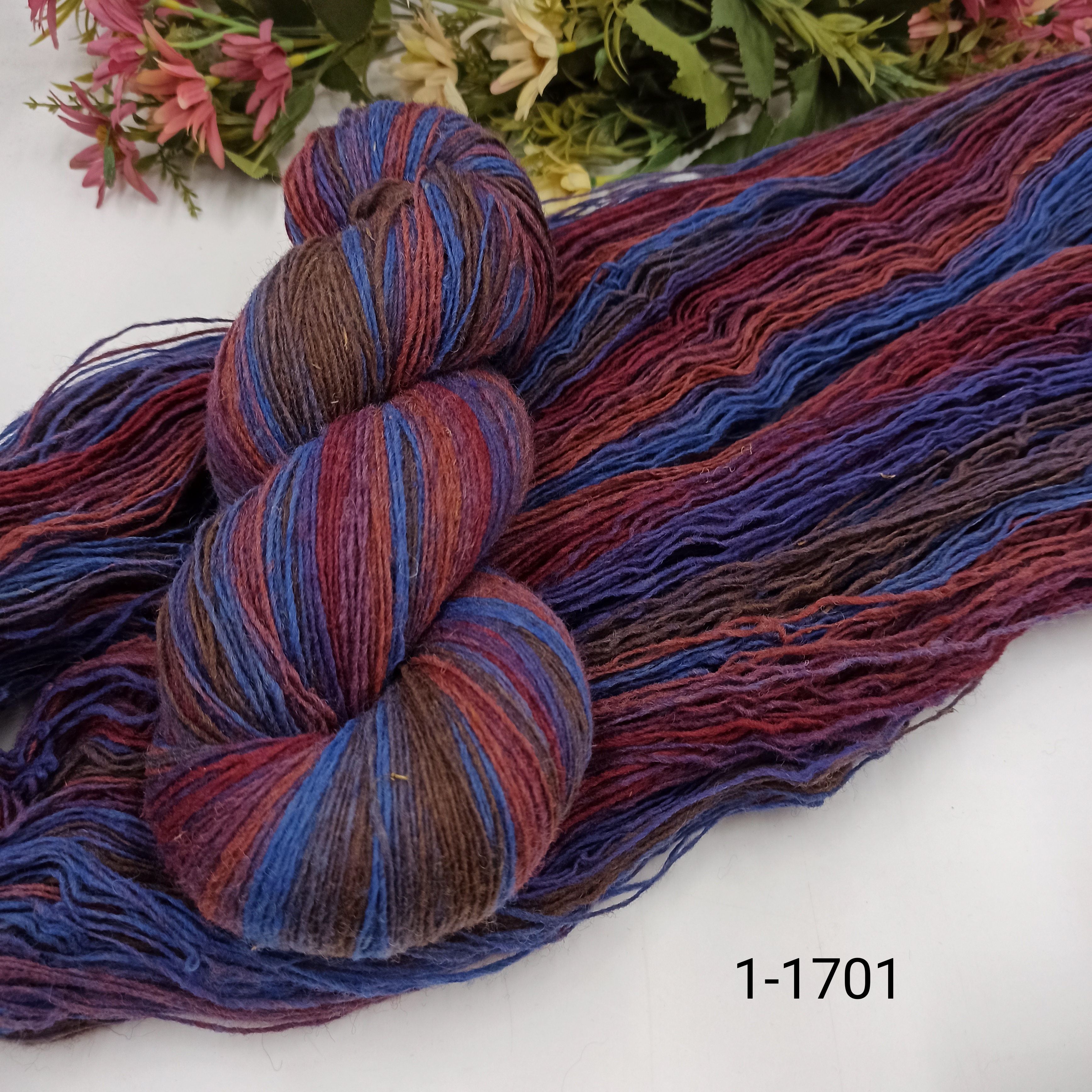 Дундага 6/1 шерсть секционного окрашивания 01-1701 420м/100гр