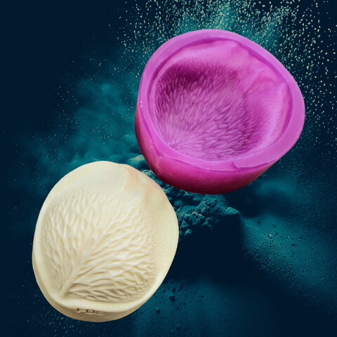 Молд пластиковый+Вайнер силиконовый лепесток розы 