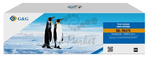 Картридж лазерный G&G GG-TK475 черный (15000стр.) для Kyocera FS-6025, B, 6030