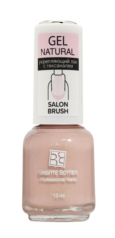 Brigitte Bottier GEL NATURAL укрепляющий тон 10 натуральный с шиммером 12мл