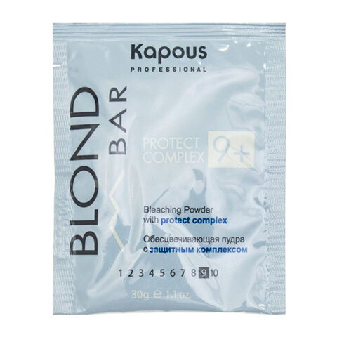 Kapous Blond Bar Bleaching Powder With Protect Complex 9 + - Обесцвечивающая пудра с защитным комплексом