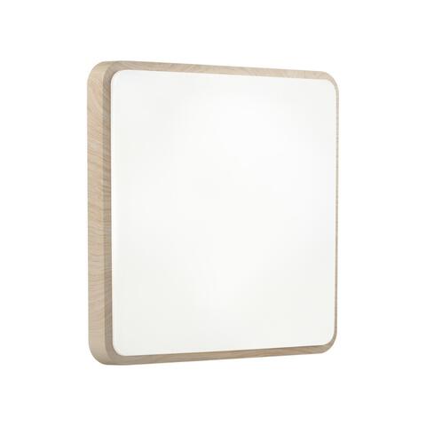 7608/AL PALE SN 028 Потолочный светодиодный светильник/белый//бежевый под дерево LED 18Вт без ДУ 4000К 290x290 IP43 MERTO