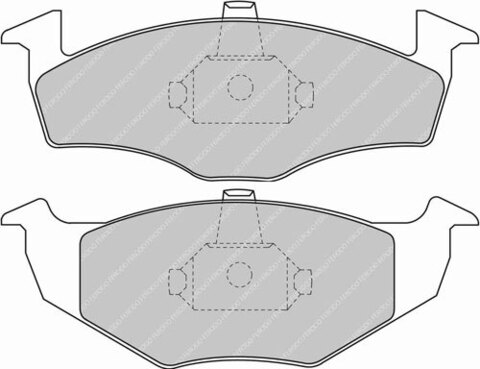 FCP1101S Тормозные колодки дисковые DS PERFOMANCE