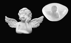 Силиконовый молд Ангел правый № 16