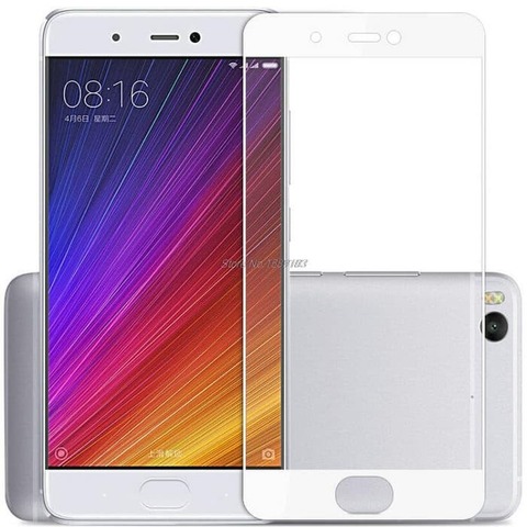 Защитное стекло для Xiaomi Mi5S (белое)