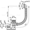 Слив-перелив Alcaplast A505CRM-100