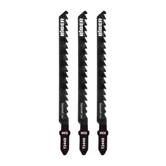 БИБЕР 85282 Полотна по дерев для эл. лобз. 74/4мм  быстр. резТ244D 3шт(25/200)