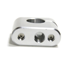 Проставки руля 22 мм серебристые