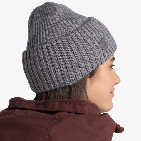 Картинка шапка вязаная Buff Hat Knitted Rutger Grey Heather - 6