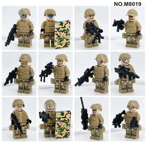 Минифигурки Военных Антитеррористическая группа набор 12 шт серия 475