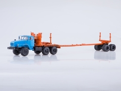 Ural-43204-41 timber carrier with trailer 1:43 Start Scale Models (SSM)