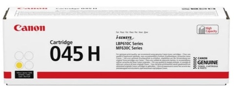 Картридж Canon Cartridge 045H Y 1243C002 желтый
