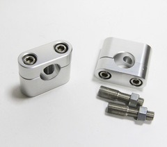 Проставки руля 22 мм серебристые