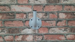 Кронштейн для антенн СЕРЫЙ КН-89, выпуск от стены дома/длина плеча - 15 см.