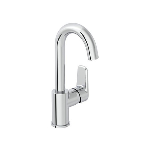 Vitra A43160EXP Flow Soft Смеситель для раковины с поворотным изливом,хром