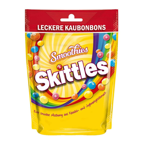 Skittles Smoothies Жевательные конфеты Скитлс смузи 160 гр