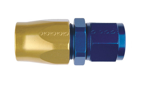 1001-06D Фитинг прямой CONCAVE внутр. резьба, JIC/UNF 9/16 x 18, AL, синий, AN06 Goodridge