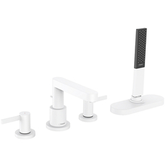 Hansgrohe Finoris 76444700 Смеситель на борт ванны, белый матовый фото