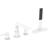 Hansgrohe Finoris 76444700 Смеситель на борт ванны, белый матовый