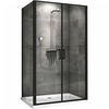 Abber Sonnenstrand AG04100BC-S85B Душевой уголок, 100x85x195, цвет: чёрный