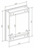 Зеркало-шкаф с подсветкой ART&MAX TECHNOAM-Tec-600-800-1D-L-DS-F