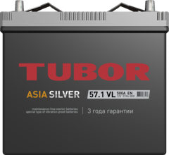 TUBOR Asia SILVER 6СТ-57 аккумулятор