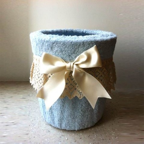 Ведро для мусора в ванную 20 Old Florence Rombetti голубое