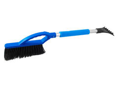 60-6-053 Щетка для уборки снега со скребком, мягкой накладкой, 75см (Россия)