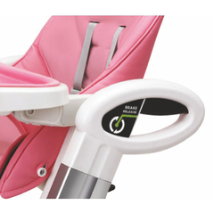 Стульчик для кормления Nuovita Futuro Bianco (Cosmo rosa / Розовый космос)