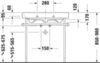 Раковина мебельная Duravit Happy D.2 2318800030