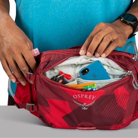 Картинка сумка для бега Osprey Seral Molten Red - 10