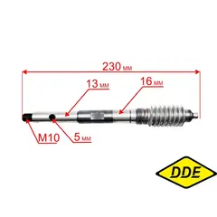 Вал редуктора DDE червячный ET1200-40 (60096-0020)