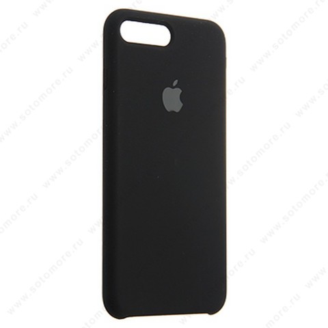 Накладка Silicone Case для Apple iPhone 8 Plus/ 7 Plus черный